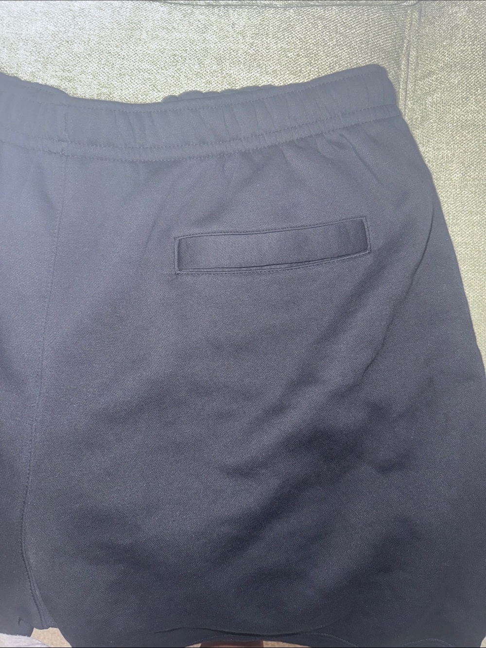 Men’s Nike Black Shorts with Large White Swoosh - Picture 5 of 5